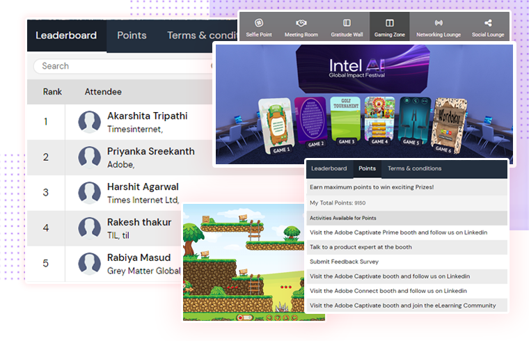 Engage the new digital age with our Gaming at Events trait