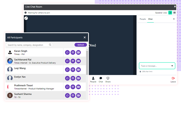 Chat rooms