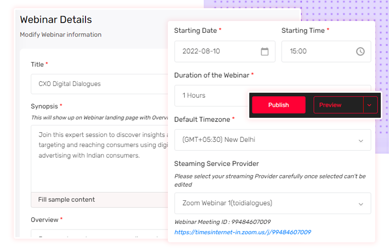 Webinars