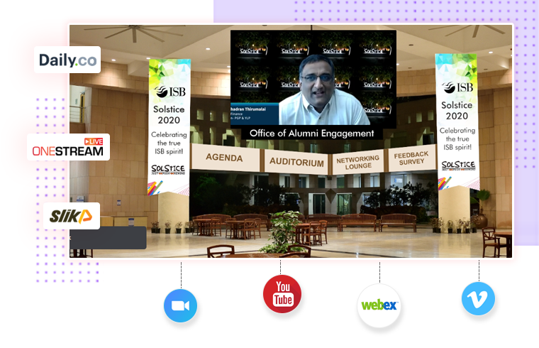Broadcast on different channels