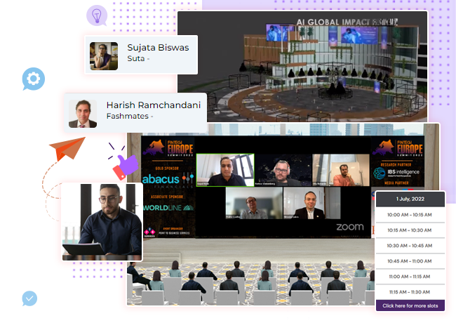 Facilitate easy networking for your guests, exhibitors, and sponsors